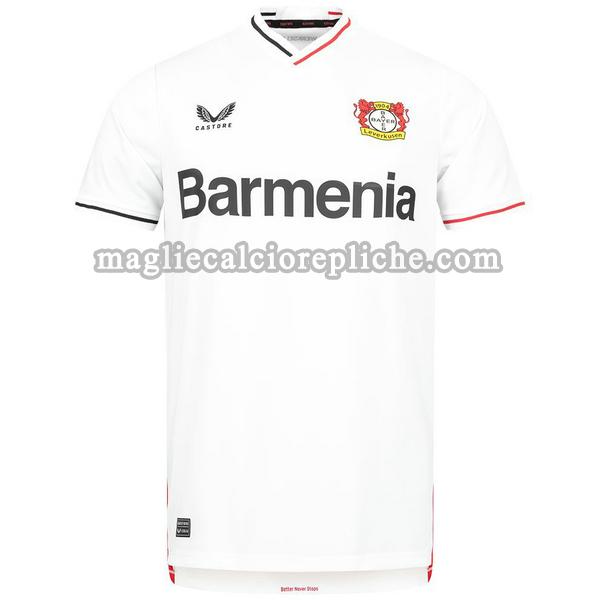 terza maglie calcio bayer leverkusen 2022 2023 thailandia bianco