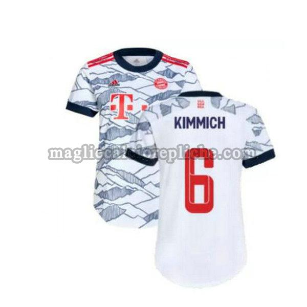 terza maglie calcio bayern münchen 2021 2022 kimmich 6 grigio