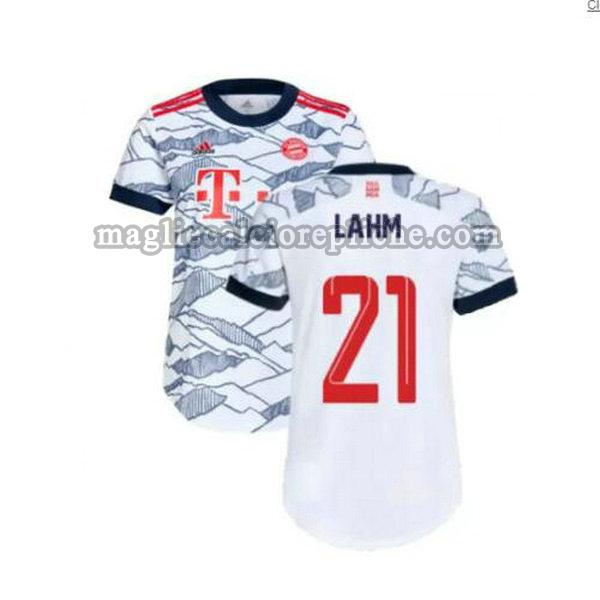 terza maglie calcio bayern münchen 2021 2022 lahm 21 grigio