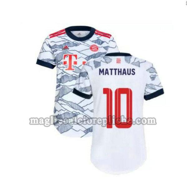 terza maglie calcio bayern münchen 2021 2022 matthaus 10 grigio