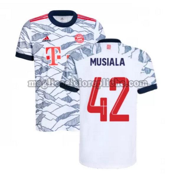 terza maglie calcio bayern münchen 2021 2022 musiala 42 nero