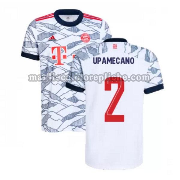 terza maglie calcio bayern münchen 2021 2022 upamecano 2 nero