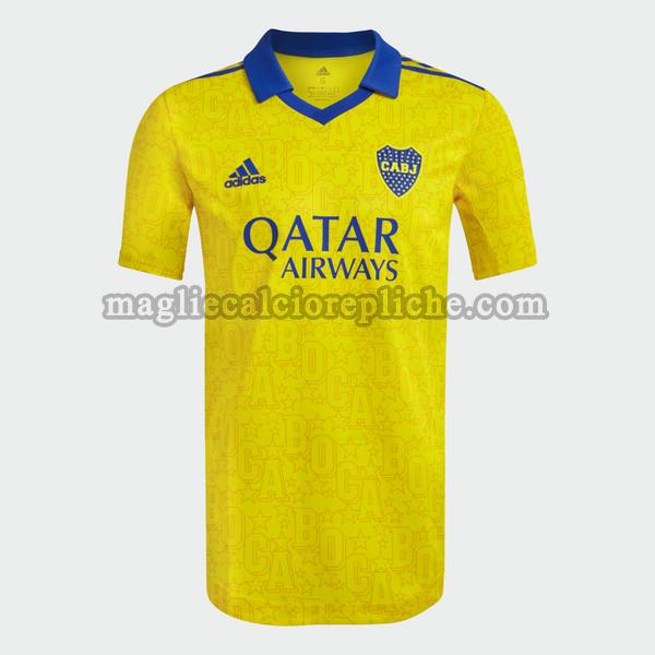 terza maglie calcio boca juniors 2022 2023 giallo