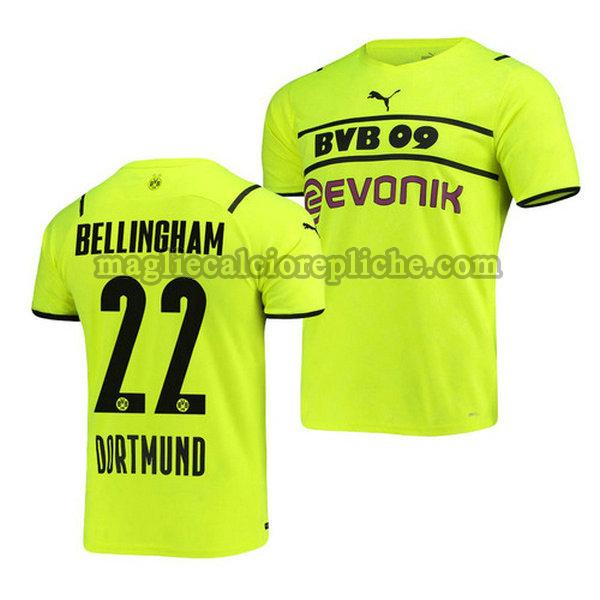 terza maglie calcio borussia dortmund 2021 2022 jude bellingham 22 verde