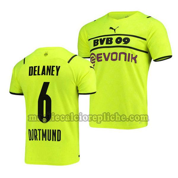 terza maglie calcio borussia dortmund 2021 2022 thomas delaney 6 verde