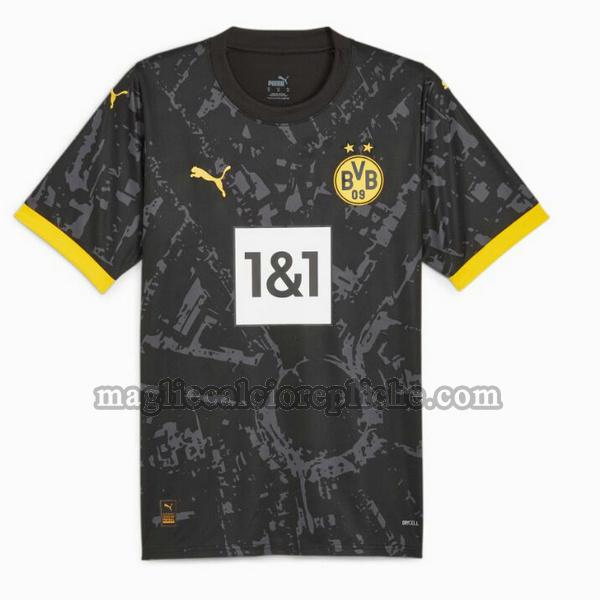 terza maglie calcio borussia dortmund 2023 2024 nero