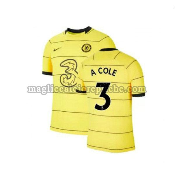 terza maglie calcio chelsea 2021 2022 a cole 3 giallo