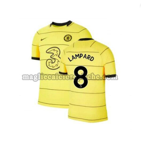 terza maglie calcio chelsea 2021 2022 lampard 8 giallo