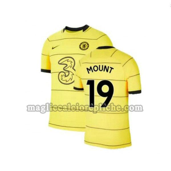 terza maglie calcio chelsea 2021 2022 mount 19 giallo