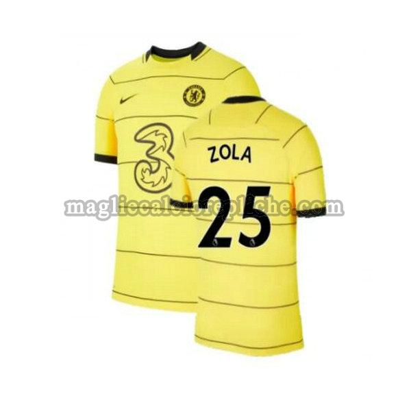 terza maglie calcio chelsea 2021 2022 zola 25 giallo