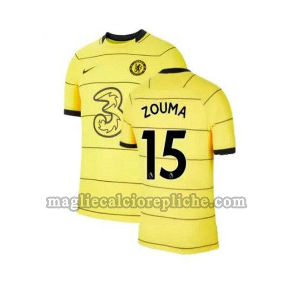 terza maglie calcio chelsea 2021 2022 zouma 15 giallo