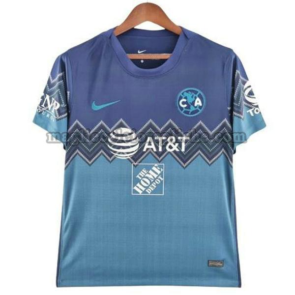 terza maglie calcio club américa 2022 2023 thailandia blu