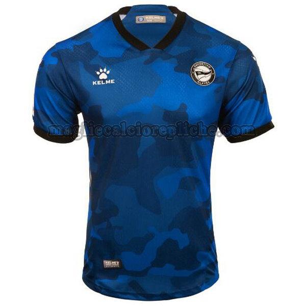 terza maglie calcio deportivo alavés 2021 2022 thailandia blu