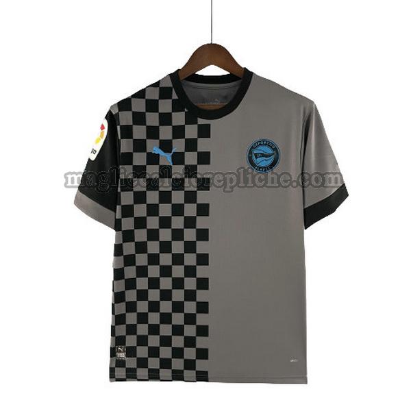 terza maglie calcio deportivo alavés 2022 2023 thailandia grigio