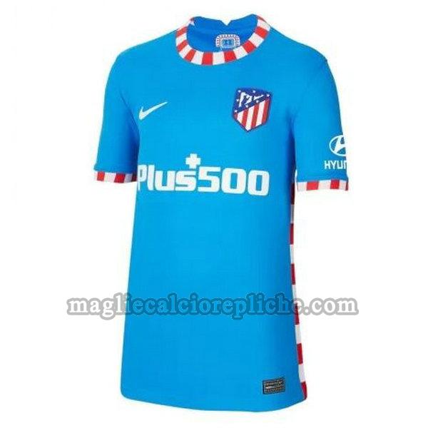 terza maglie calcio donna atlético madrid 2021 2022 blu