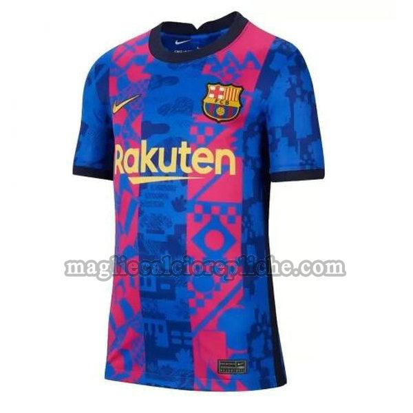 terza maglie calcio donna barcellona 2021 2022 blu