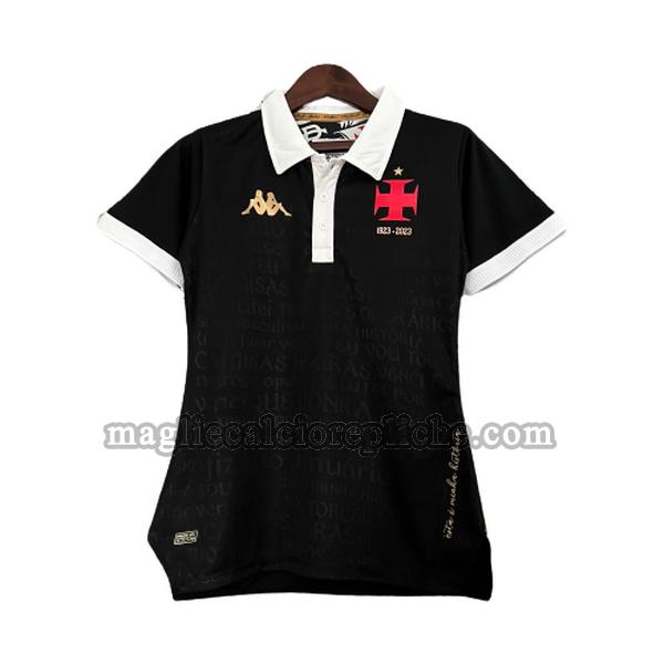 terza maglie calcio donna vasco da gama 2023 2024 nero