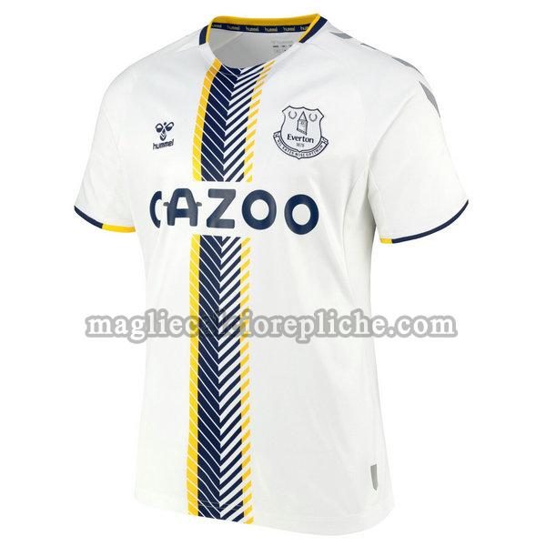 terza maglie calcio everton 2021 2022 thailandia bianco