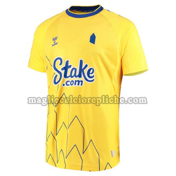 terza maglie calcio everton 2022 2023 giallo