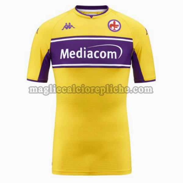 terza maglie calcio fiorentina 2021 2022 thailandia giallo