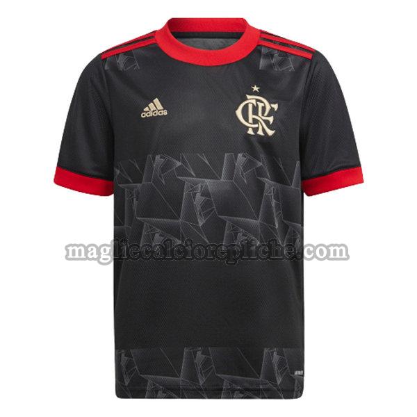 terza maglie calcio flamengo 2021 2022 thailandia nero