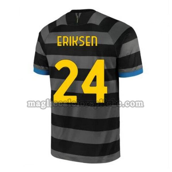 terza maglie calcio inter 2020-2021 eriksen 24 grigio