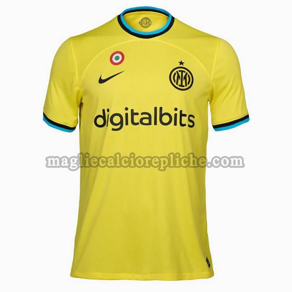 terza maglie calcio inter 2022 2023 giallo