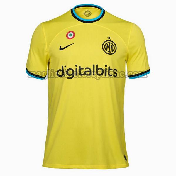 terza maglie calcio inter 2022 2023 thailandia giallo