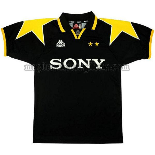 terza maglie calcio juventus 1995-1996 nero