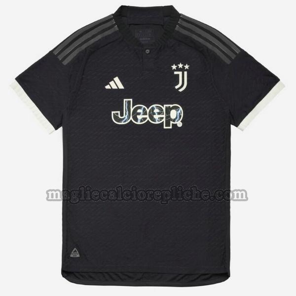 terza maglie calcio juventus 2023 2024 nero