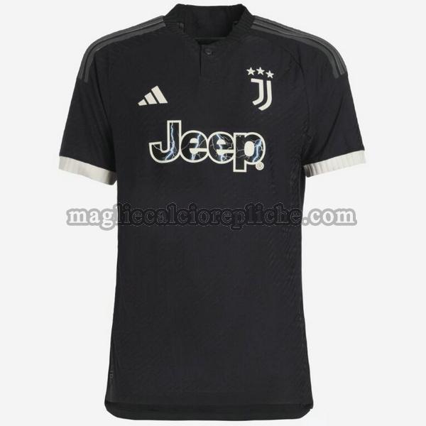 terza maglie calcio juventus 2023 2024 thailandia nero