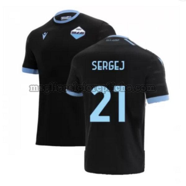 terza maglie calcio lazio 2021 2022 sergej 21 blu