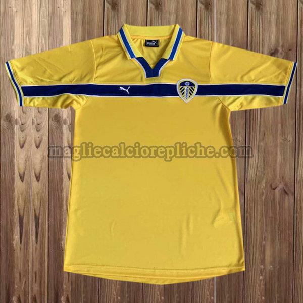 terza maglie calcio leeds united 1999-2000 giallo