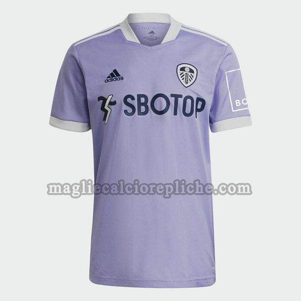 terza maglie calcio leeds united 2021 2022 thailandia porpora