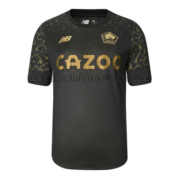 terza maglie calcio lille 2022 2023 thailandia nero