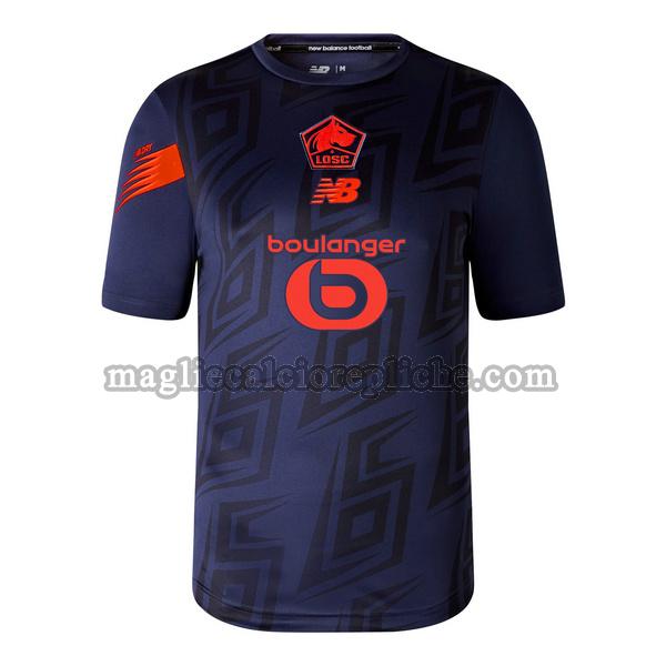 terza maglie calcio lille 2023 2024 thailandia blu