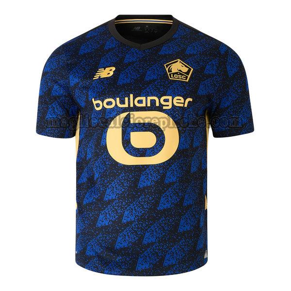 terza maglie calcio lille 2025 2026 thailandia blu
