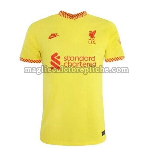 terza maglie calcio liverpool 2021 2022 thailandia giallo