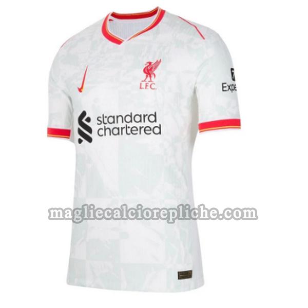 terza maglie calcio liverpool 2024 2025 bianco