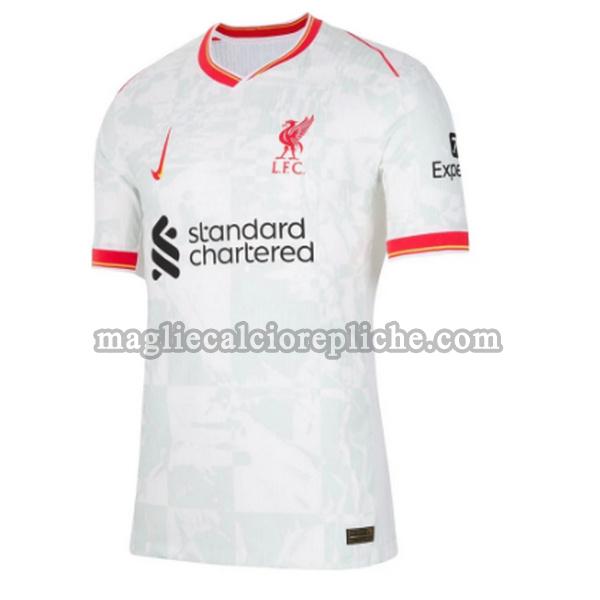 terza maglie calcio liverpool 2024 2025 thailandia bianco