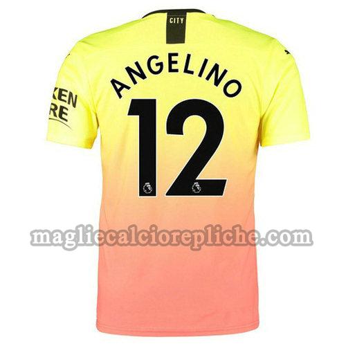 terza maglie calcio manchester city 2019-2020 angelino 12