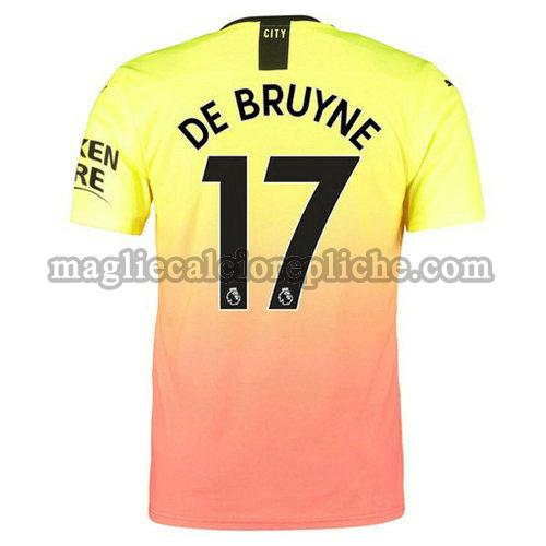 terza maglie calcio manchester city 2019-2020 de bruyne 17