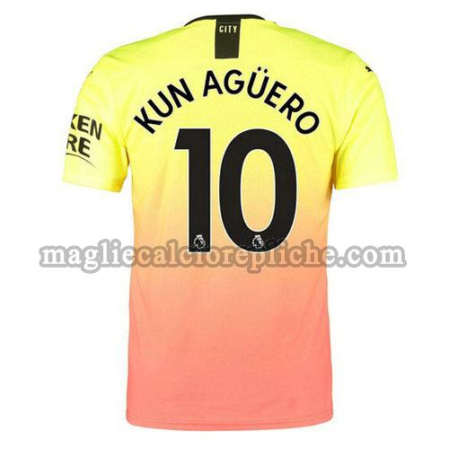 terza maglie calcio manchester city 2019-2020 kun aguero 10