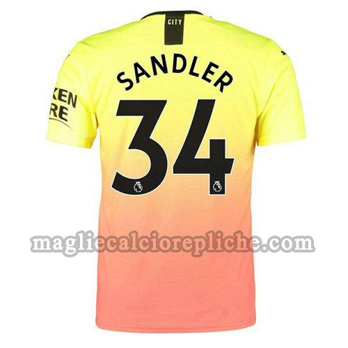 terza maglie calcio manchester city 2019-2020 sandler 34