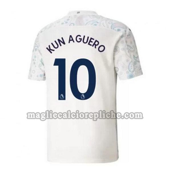 terza maglie calcio manchester city 2020-2021 kun aguero 10