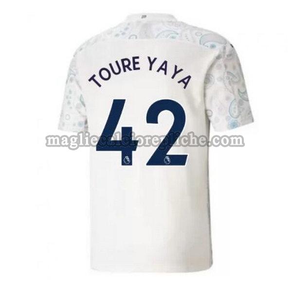 terza maglie calcio manchester city 2020-2021 toure yaya 42