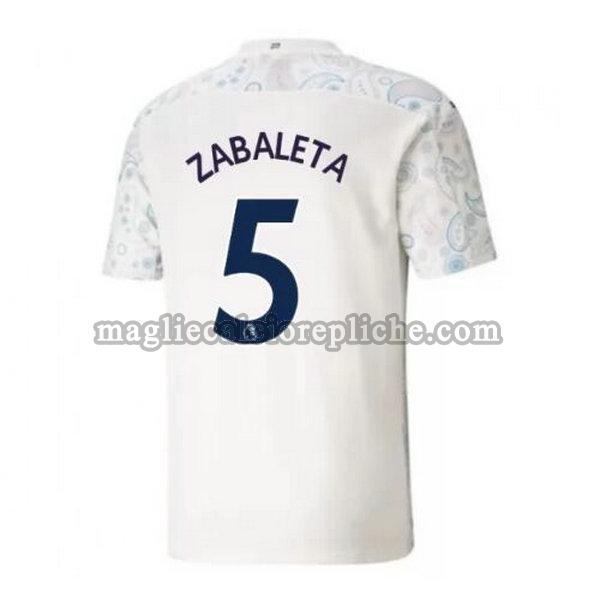 terza maglie calcio manchester city 2020-2021 zabaleta 5