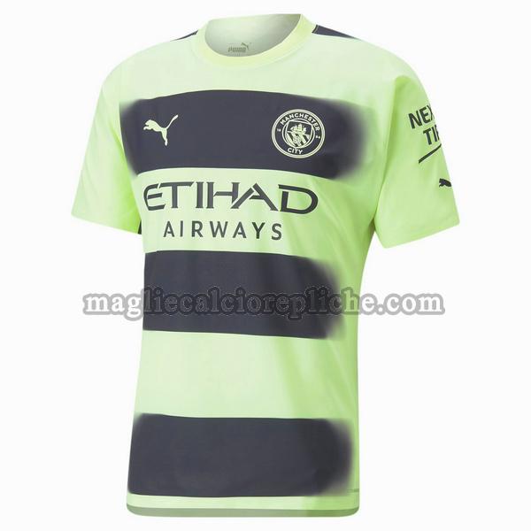 terza maglie calcio manchester city 2022 2023 thailandia verde