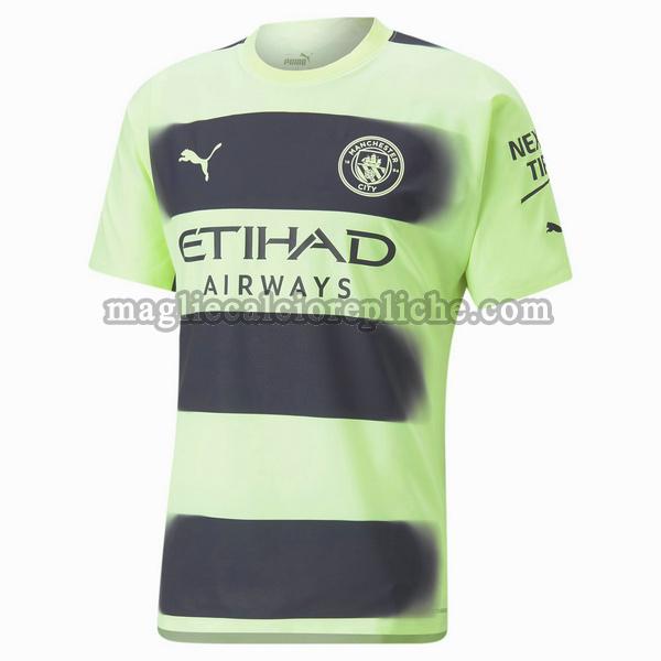 terza maglie calcio manchester city 2022 2023 verde