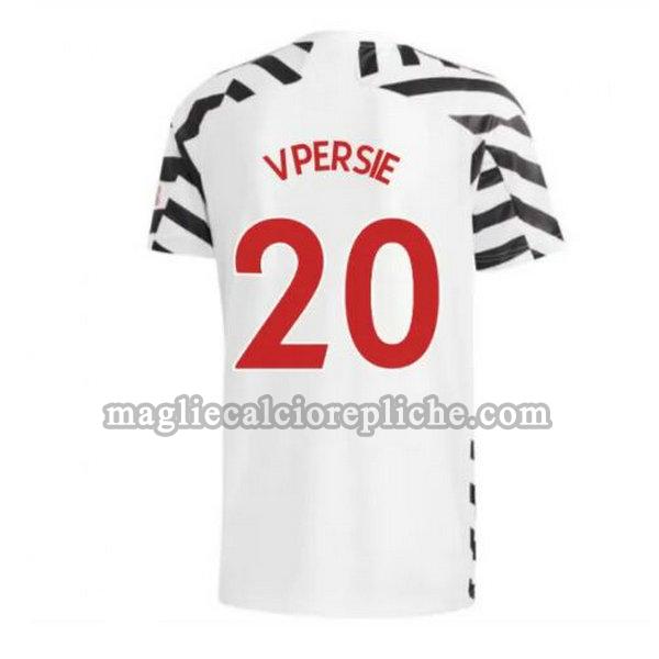 terza maglie calcio manchester united 2020-2021 v.persie 20